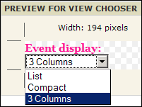 Preview for View Chooser