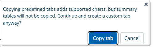 Copy tabs dialog