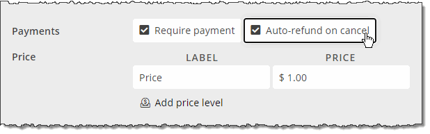 Image: Auto-refund on cancel<